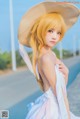 Coser @ 桜 桃 喵 Vol.063: 小 忍 草帽 (59 photos)