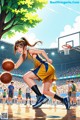 Hentai - Delicate Poise in the Game of Hoops Set.1 20250131 Part 2