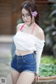 Very cute outdoor photo set of beautiful Natalee Achiel Steppe (24 photos)